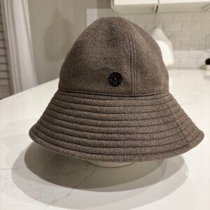 Maison Michel Wool Cashmere Medium Bucket Hat